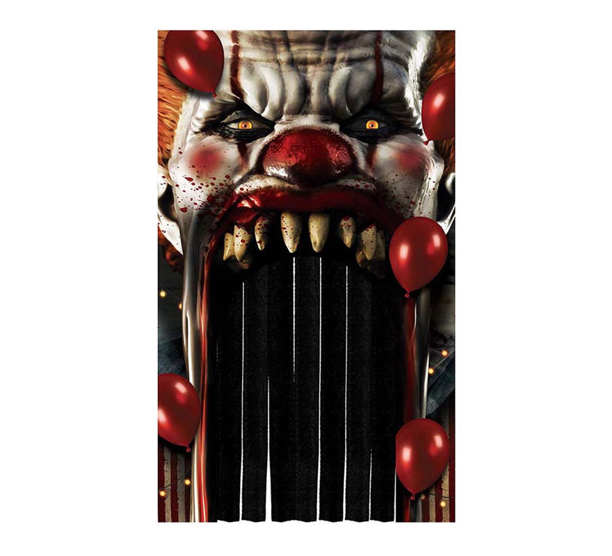 Terror Clown Curtain 145X240 cm