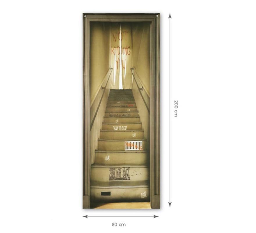 Rideau d'escalier de sous-sol 80x200 cm