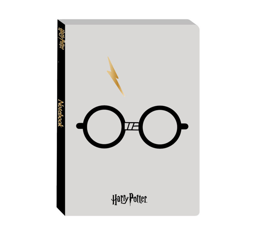 HARRY POTTER LIGHTING BOLT A5 softcover NOTEBOOK