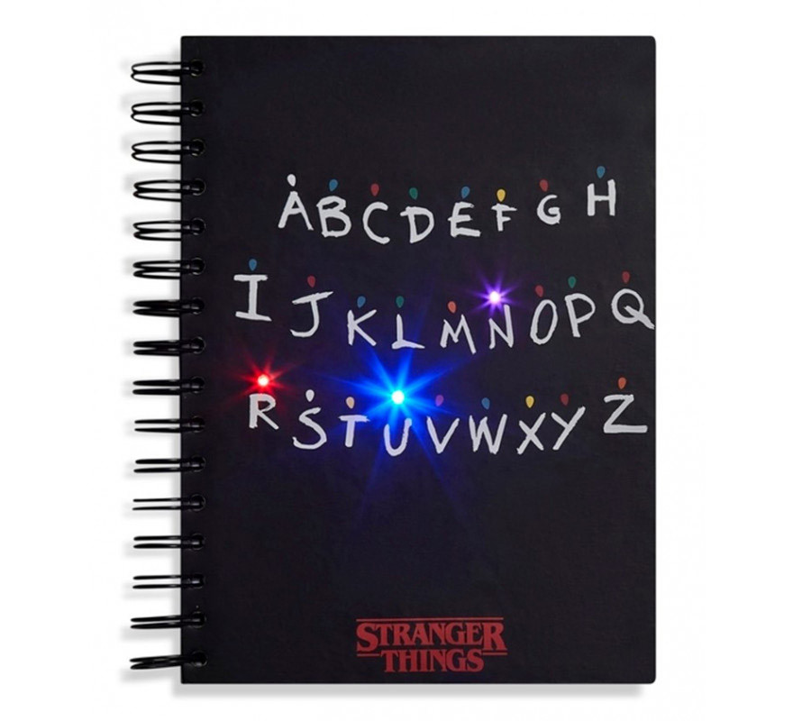 Premium A5 Stranger Things Notebook with Light