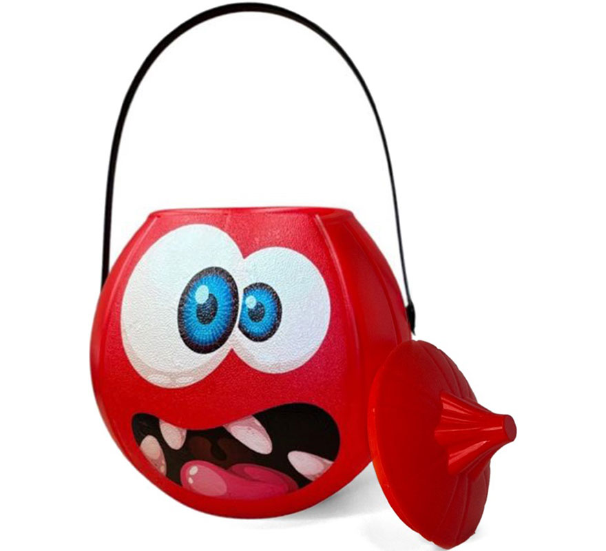 Balde de abóbora com tampa em várias cores Balde de abóbora com tampa em várias cores