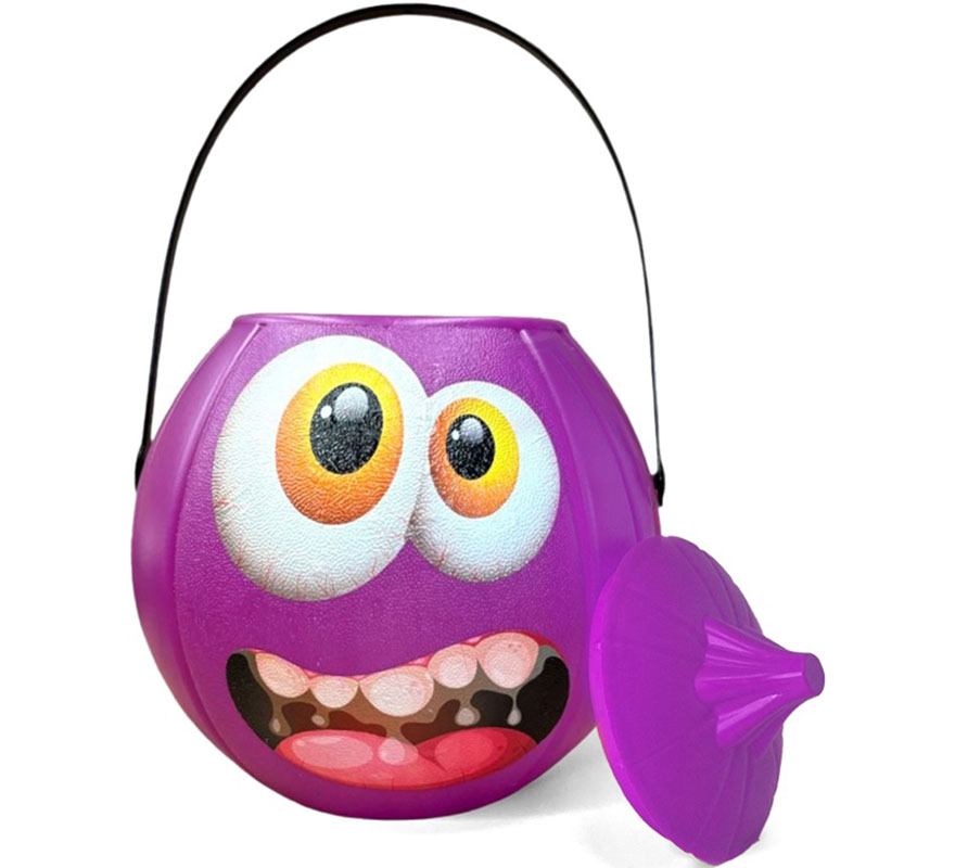 Balde de abóbora com tampa em várias cores Balde de abóbora com tampa em várias cores