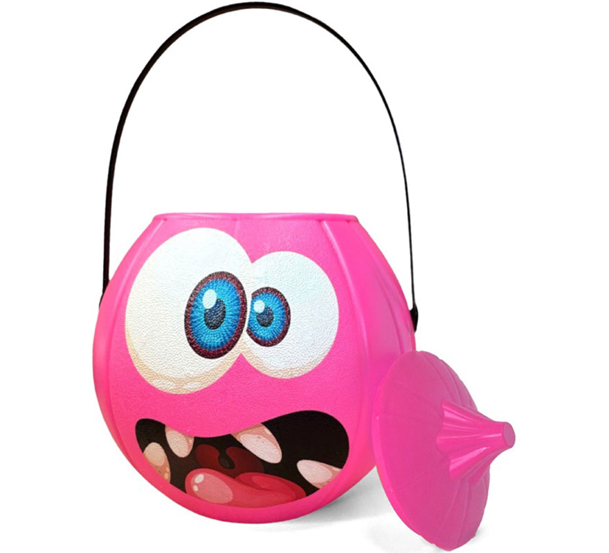 Balde de abóbora com tampa em várias cores Balde de abóbora com tampa em várias cores