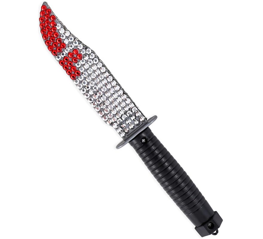 Blood Knife with Diamonds