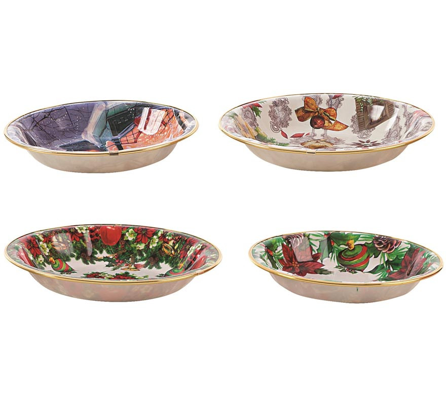 Medium Christmas bowl of 27 cm in assorted models