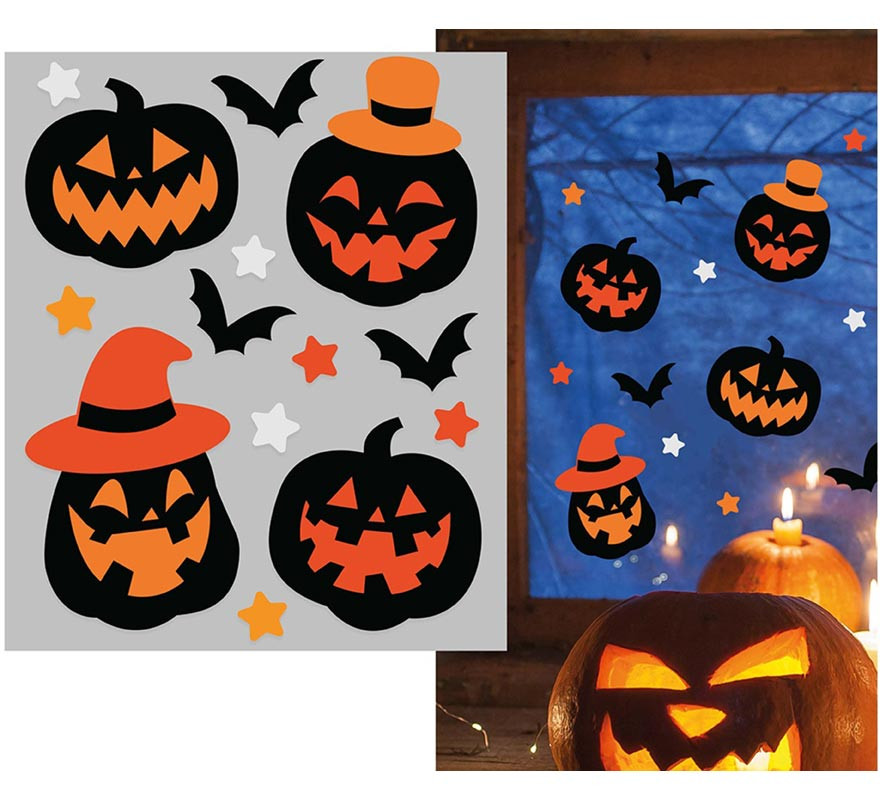 Gel Decoration Pumpkins 20x25 cm