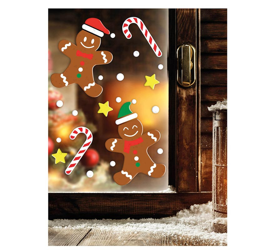 20x25cm Gingerbread Cookie Gel Decoration