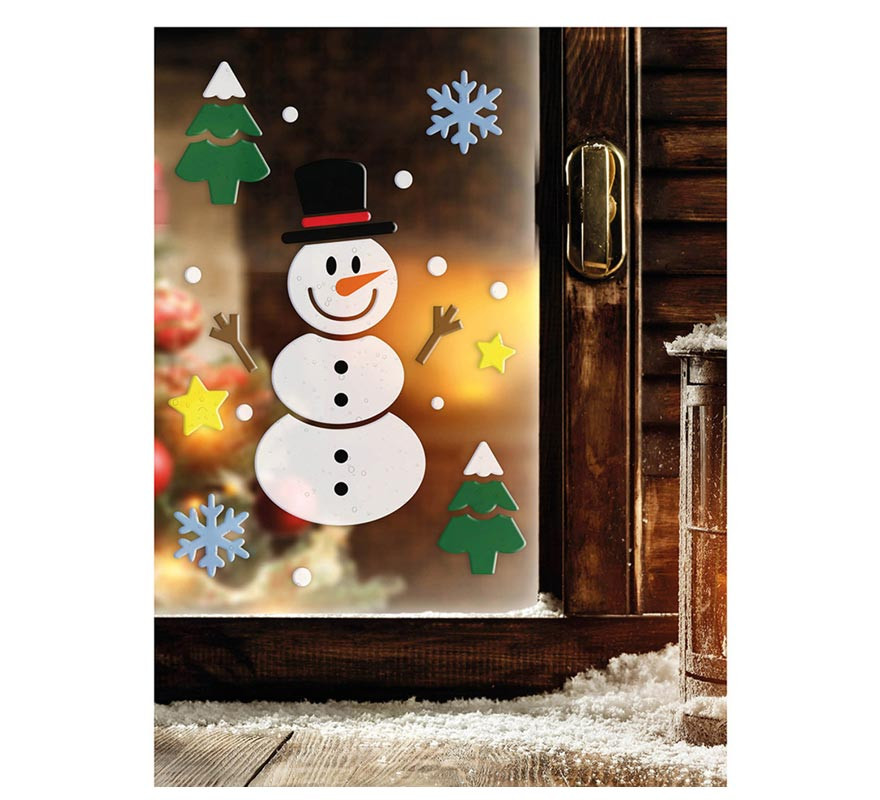 20x25cm Snowman Gel Decoration