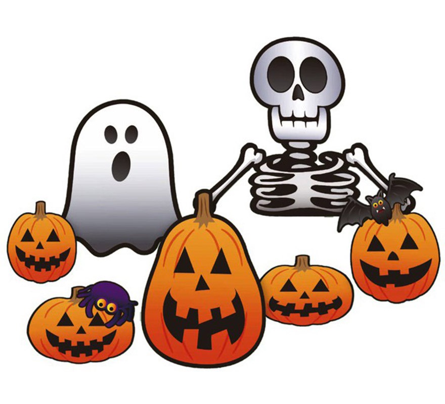FEPITO Banner di Halloween Tessuto Extra Large 70In X 41In Halloween Sfondo Banner Zucca Spooky Decorazioni da Parete per Decorazioni di Halloween 