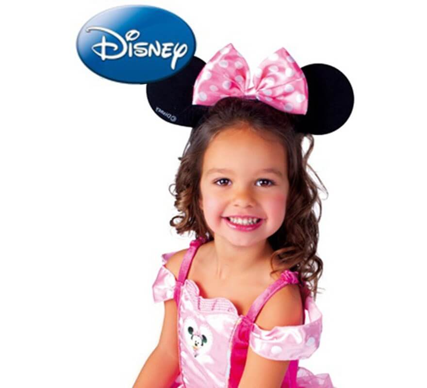 Cerchietto con orecchie Minnie mouse per bambina