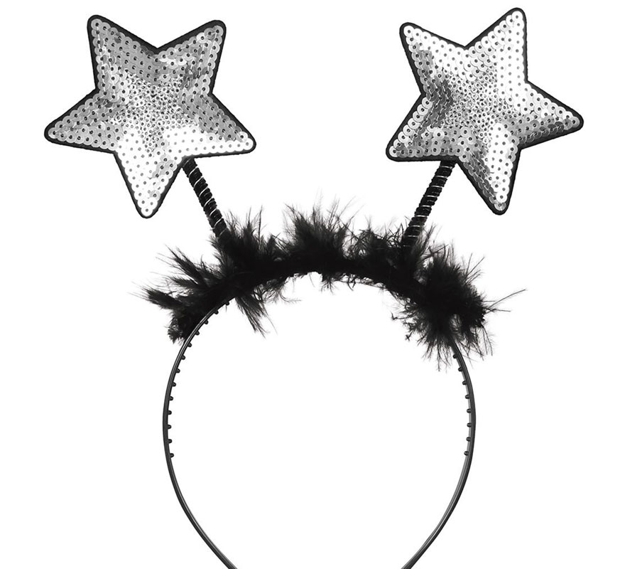 Tiara de Estrelas com Lantejoulas em duas cores