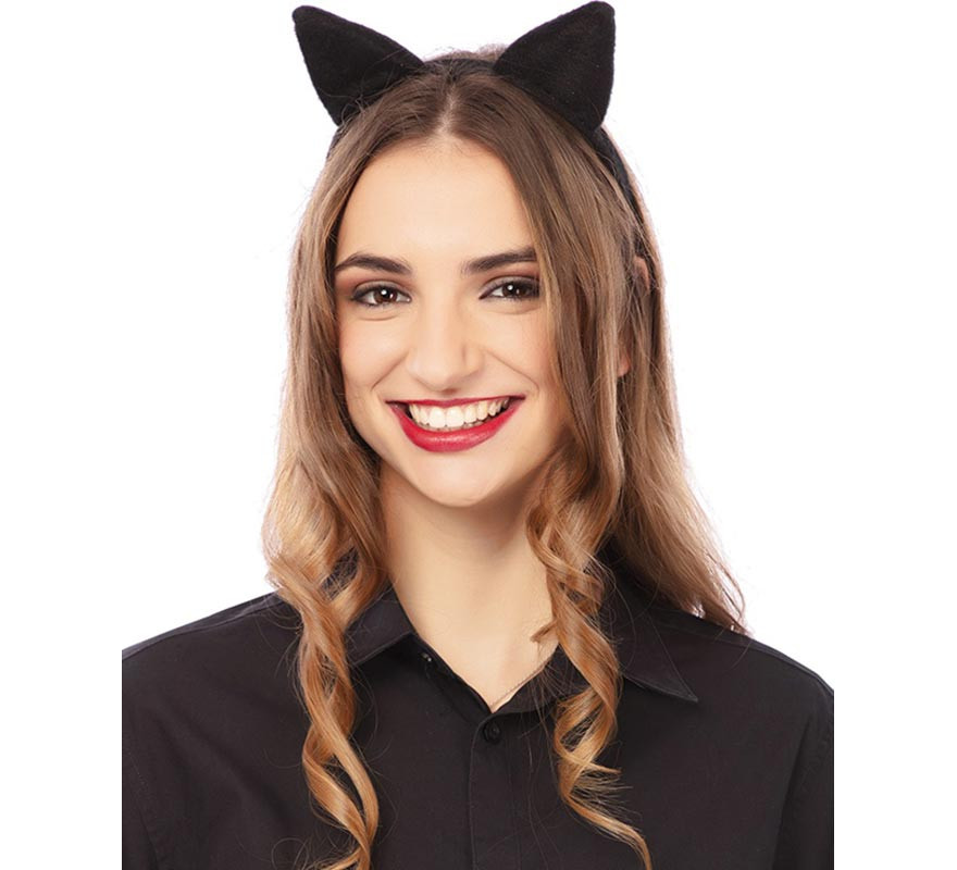 Black Cat Ears Headband 5.5x6cm