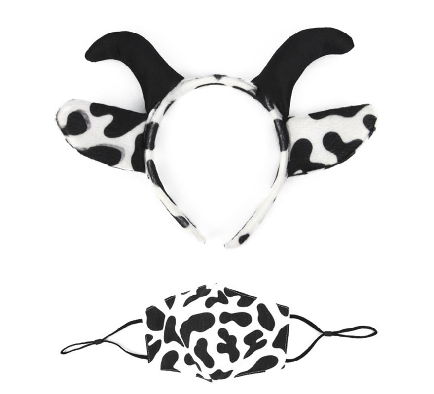 Cow Ears Headband with mask