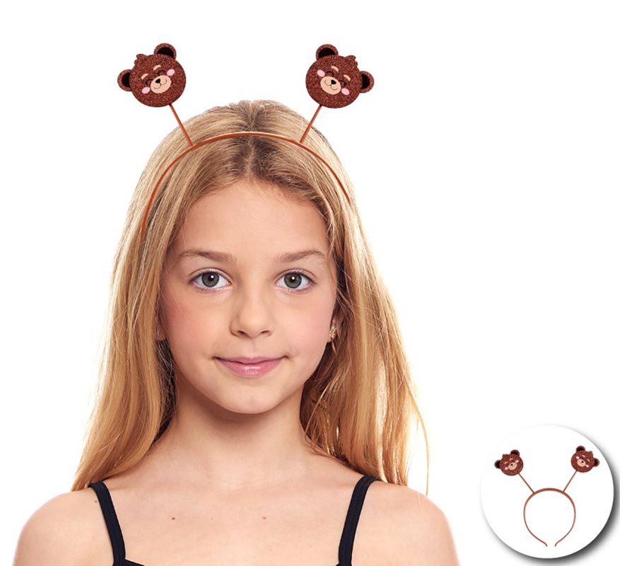 Brown Bear Headband for Kids