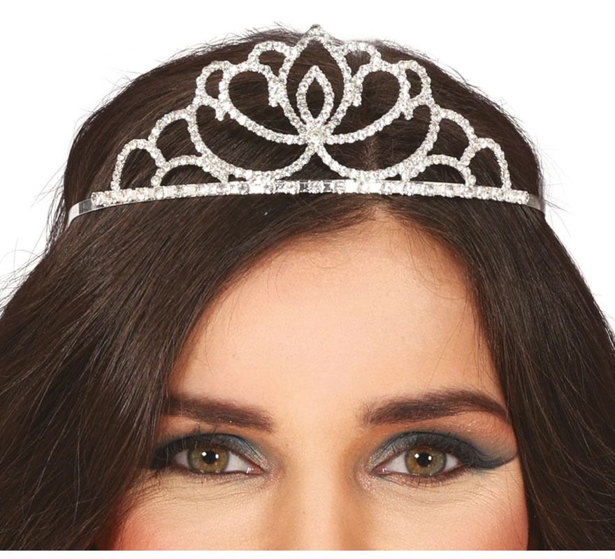 Adult Silver Metallic Royal Princess Headband