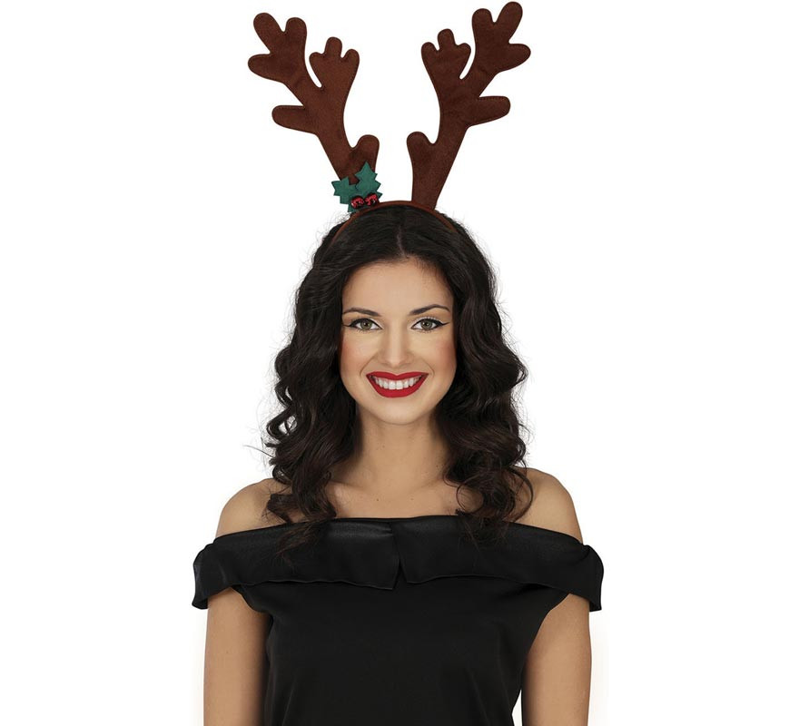 Brown Reindeer Headband