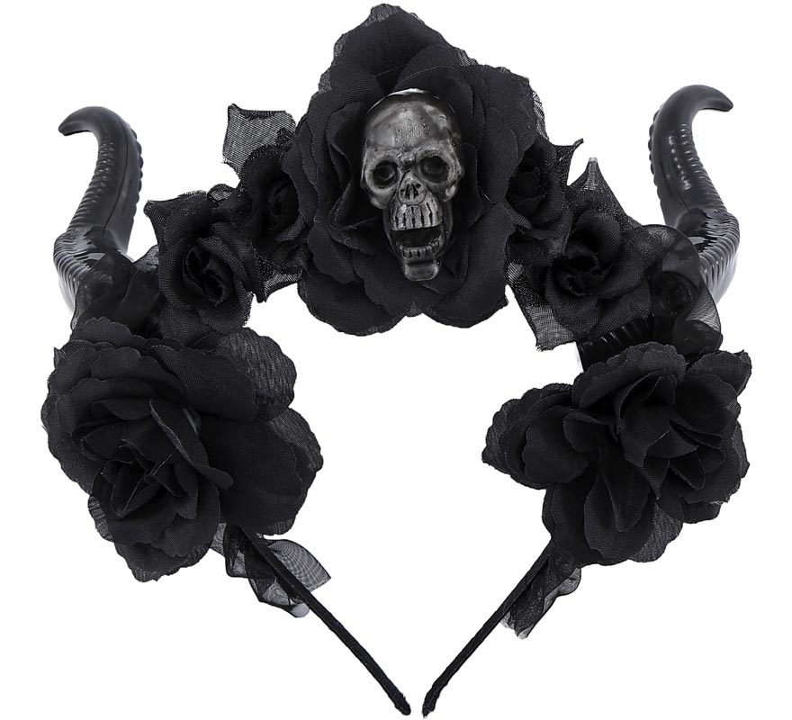 Gothic Headband with Horns