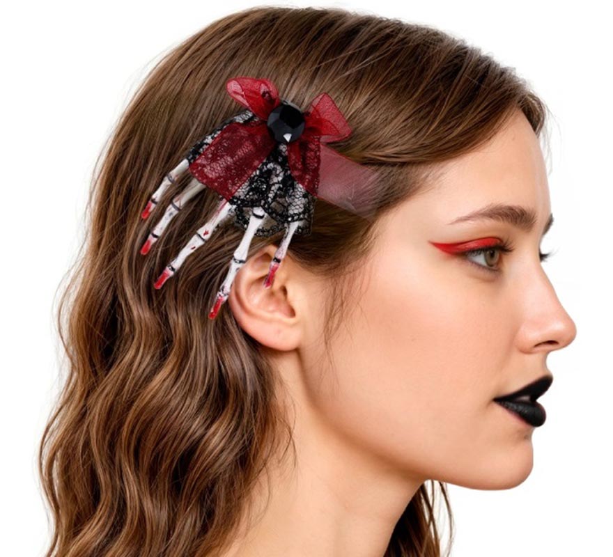 Skeleton Hand Headband