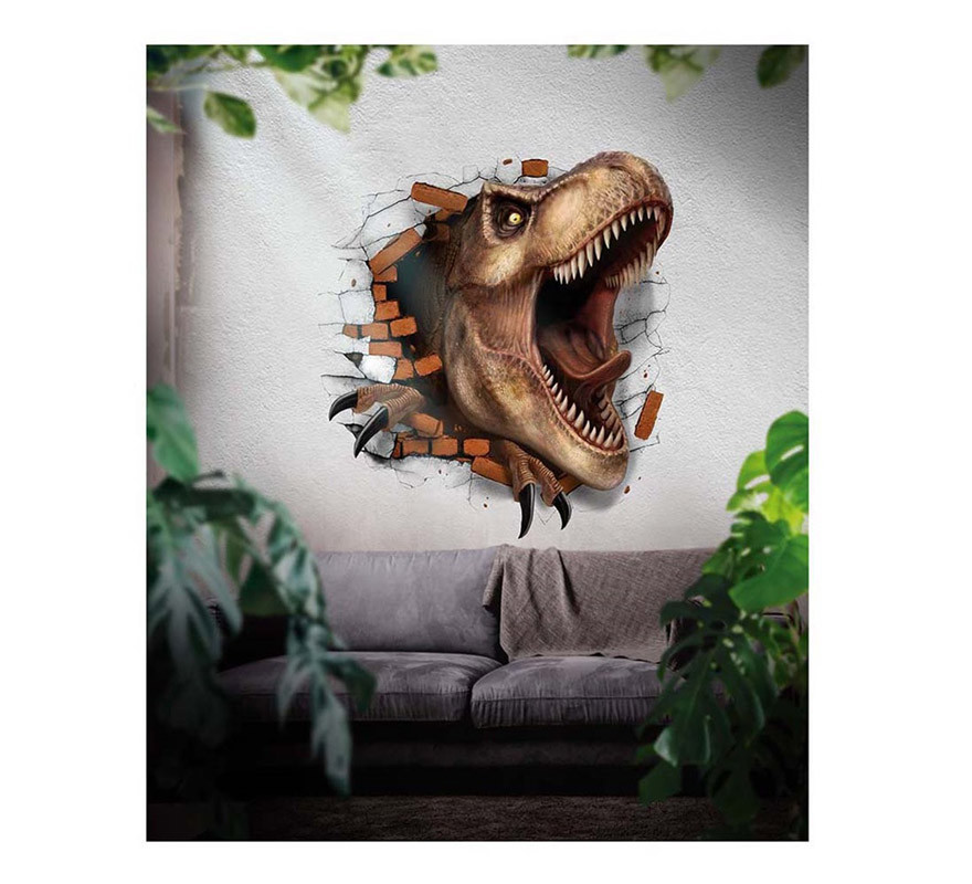 Mesu-pegatinas Decorativas De Dinosaurio Luminoso Para Pared