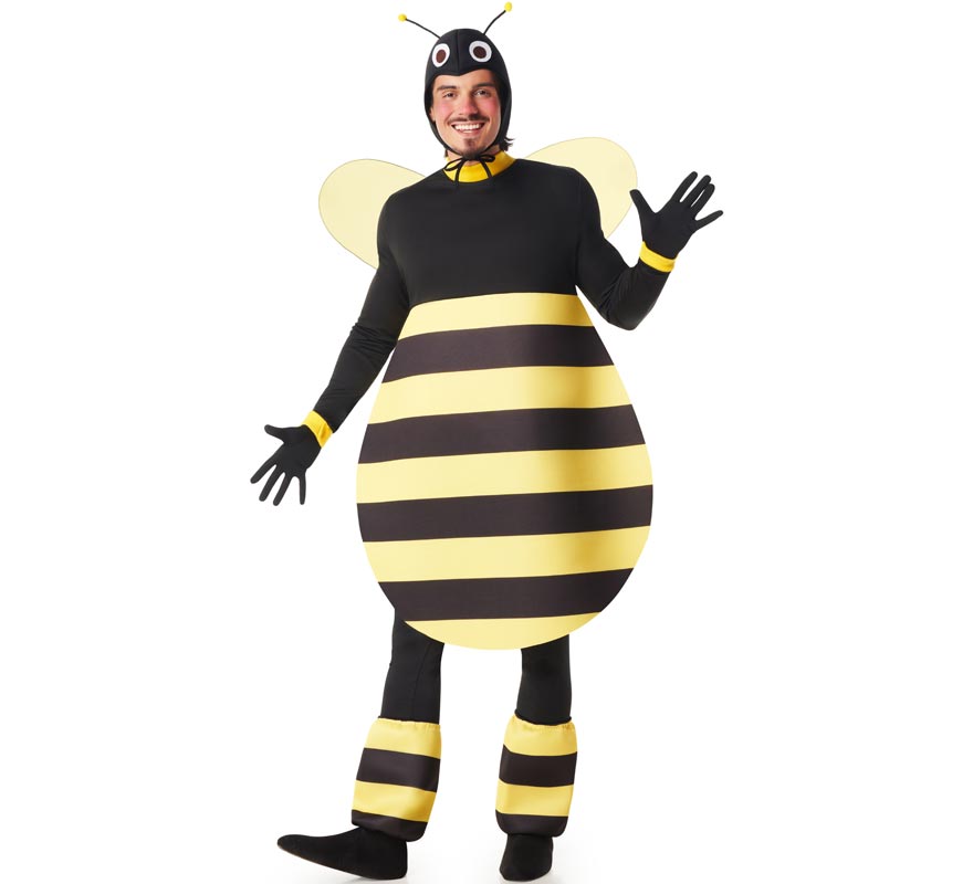 Chubby Bee Costume with Wings for Men