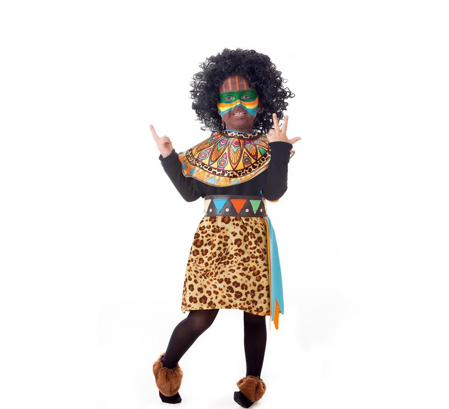 Costume della tribù africana per bambini