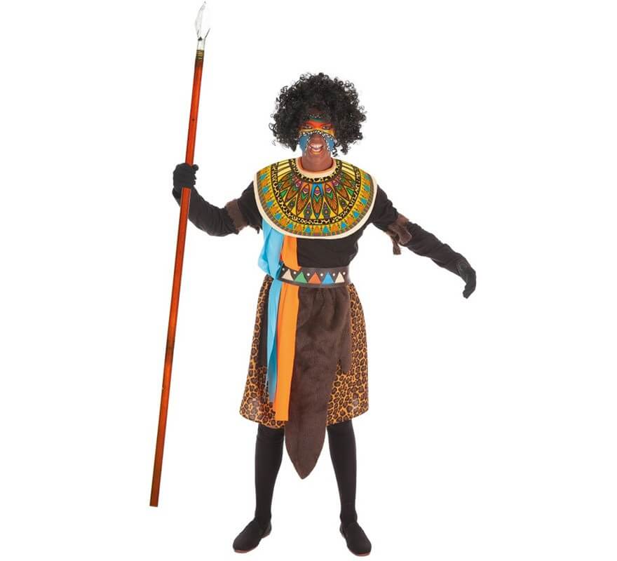 Disfraz jefe tribu africana - Tienda de Disfraces Online