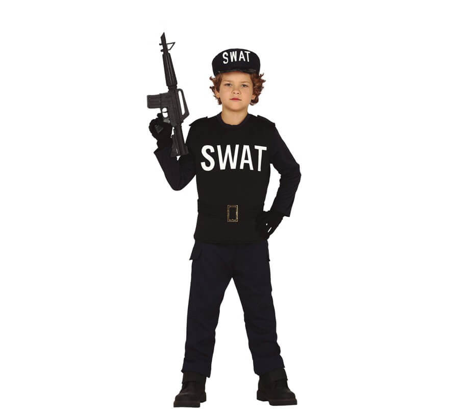 Déguisement agent SWAT enfant. Livraison 24h