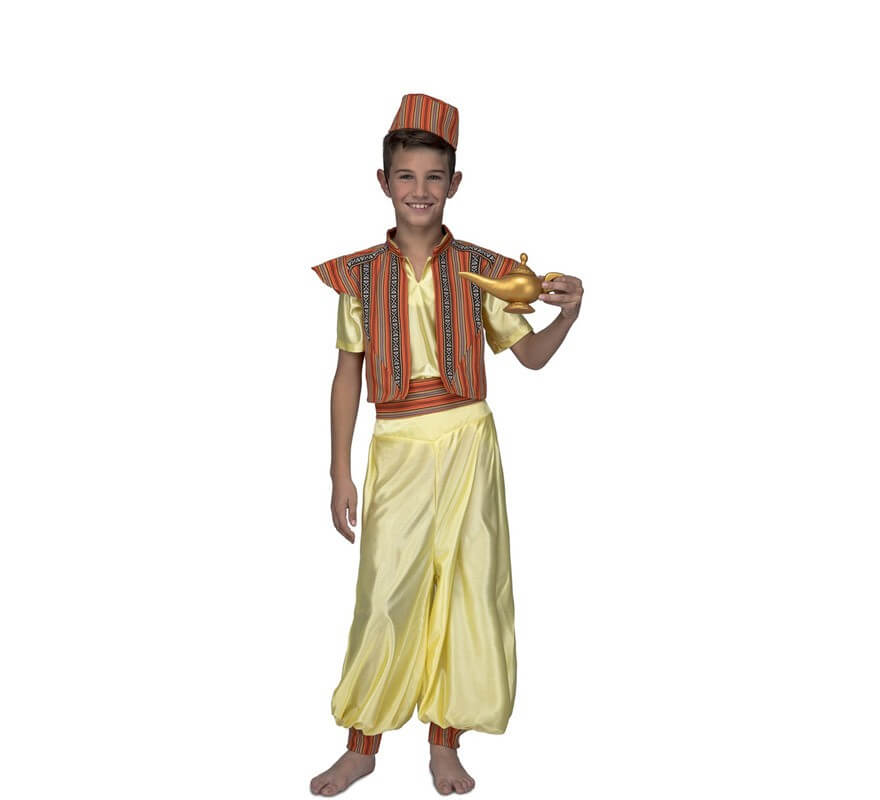 Costume Genio Della Lampada Carnevale Aladin Feste Aladino