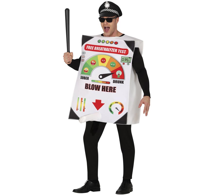 Breathalyzer costume for men