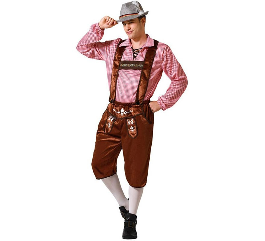 Traditional Brown German Costume for Men