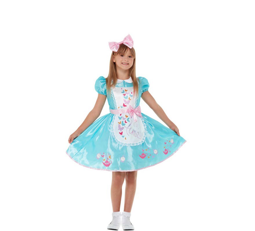 Costume Alice Nel Paese Delle Meraviglie Per La Blue Girl