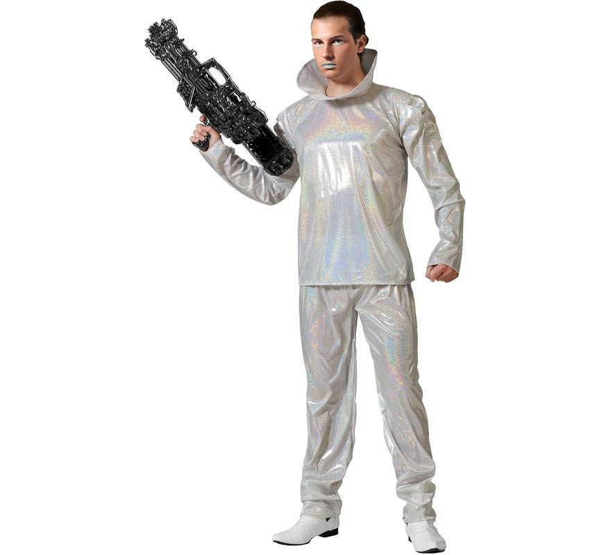 Silver Alien Costume for Men