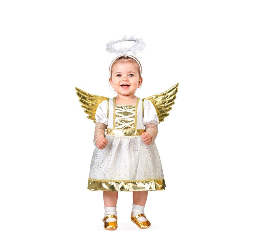 Disfraz de Ángel con Diadema y Alas para bebé
