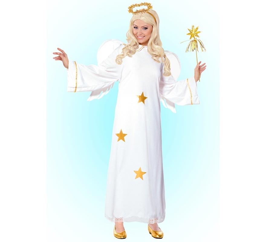 Disfraz de Ángel con Estrellas para mujer