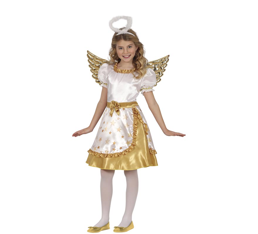 Golden Angel Costume for Girls