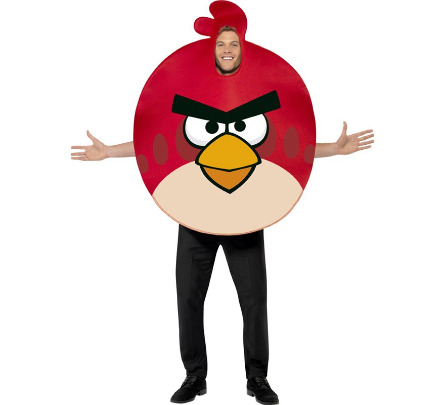 Disfraz de Angry Birds Pájaro Rojo para adultos