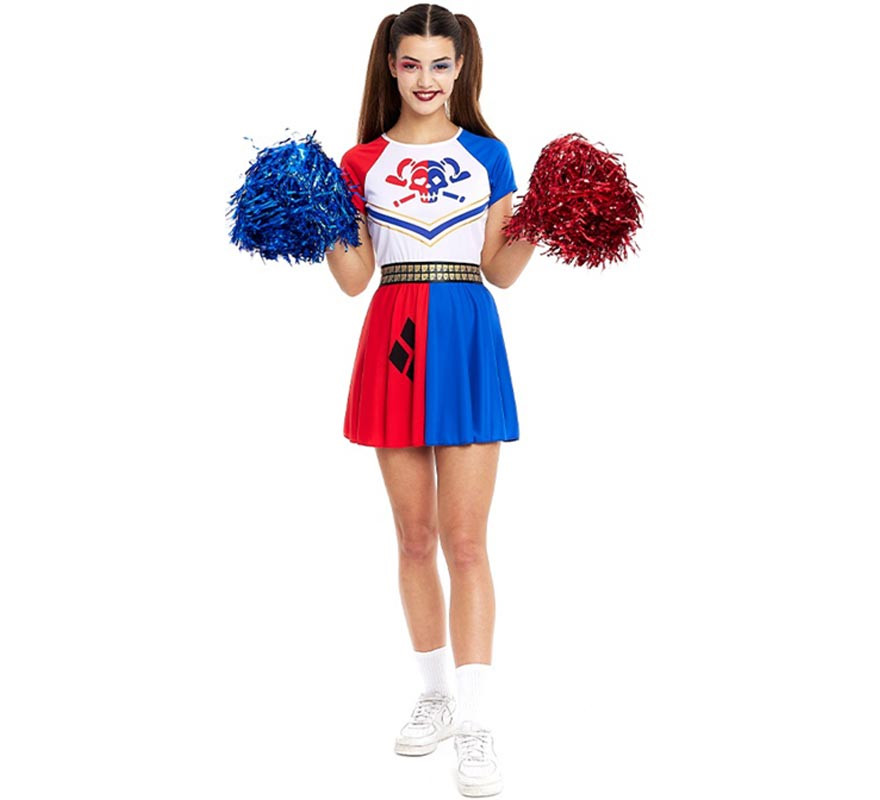 Women's Two-Tone Sadistic Cheerleader Costume