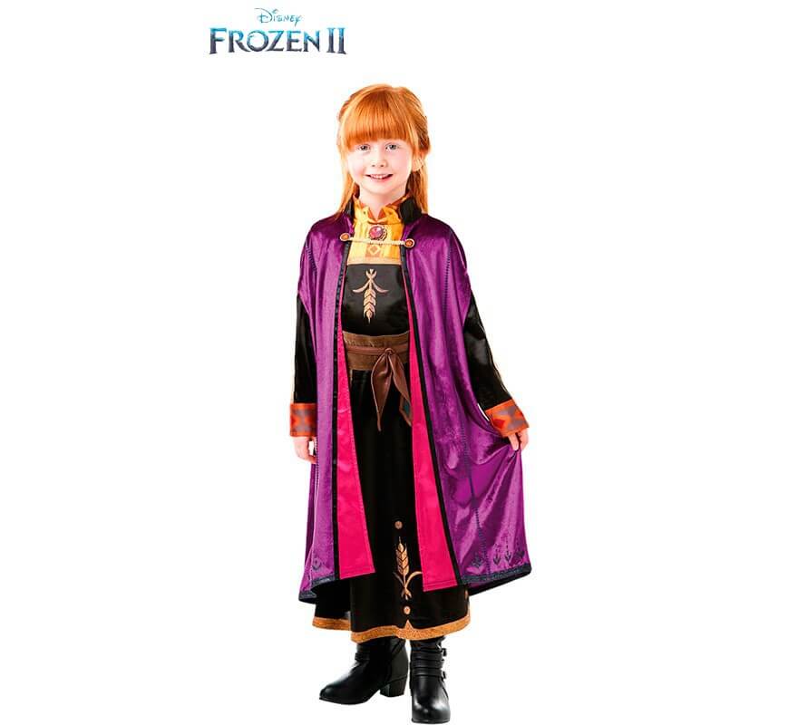 Reconocimiento Cortar Antología Disfraz de Anna en Frozen 2 para niña