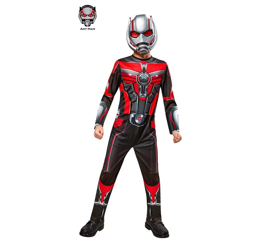 Classic Avengers Antman costume with mask for kids