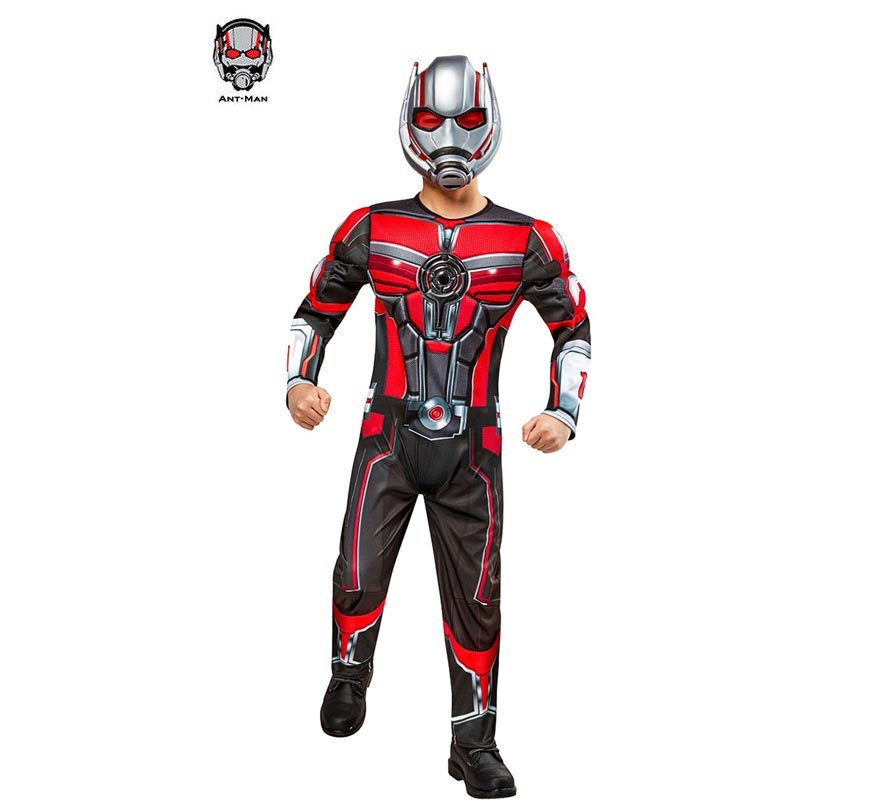 Deluxe Avengers Antman Muscle Costume with Mask for Kids