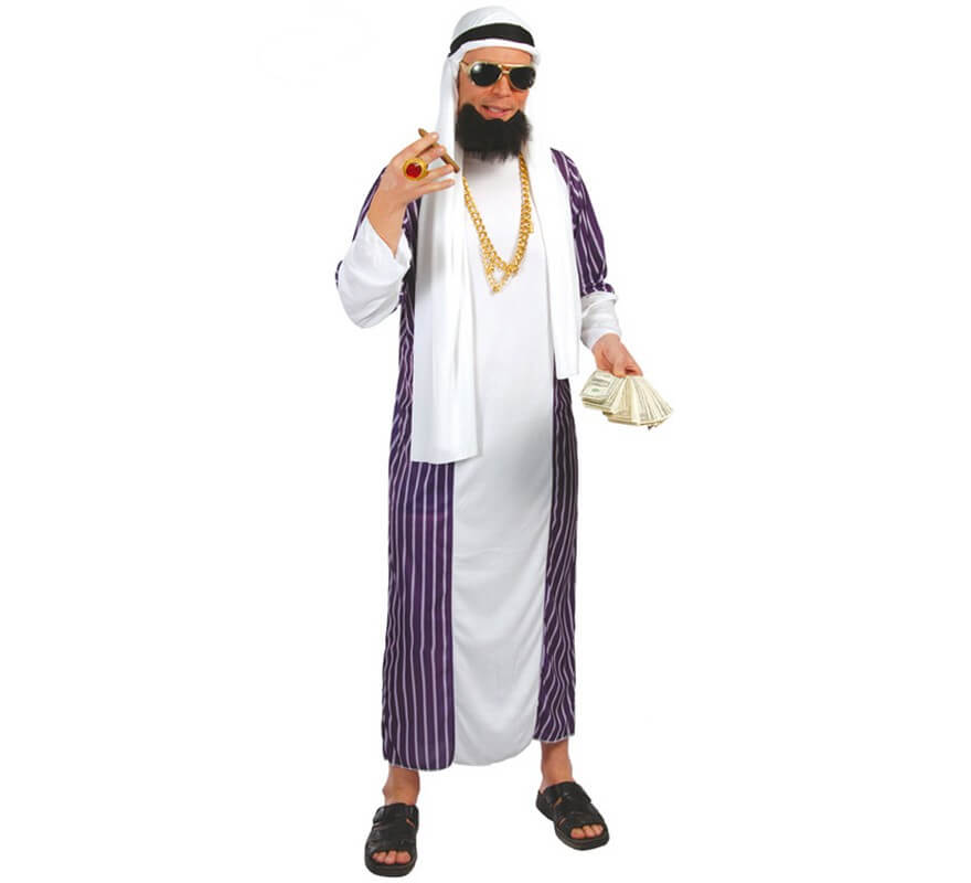 El extraño Habitual Elaborar Disfraz de Árabe hombre