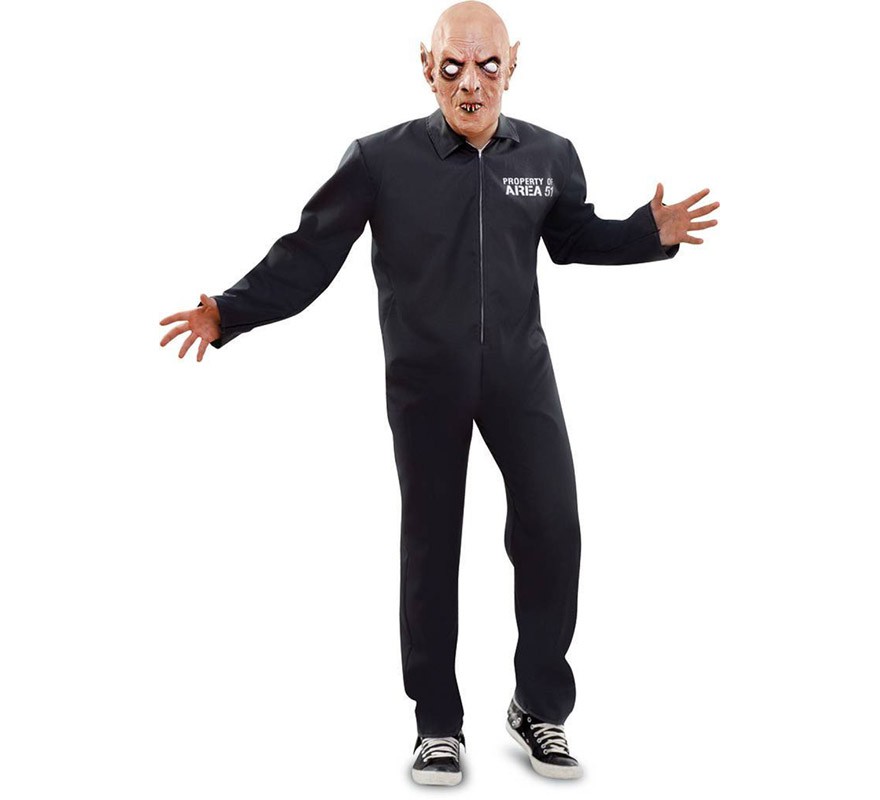 Disfraz de Área 51 para hombre talla M-L de Halloween
