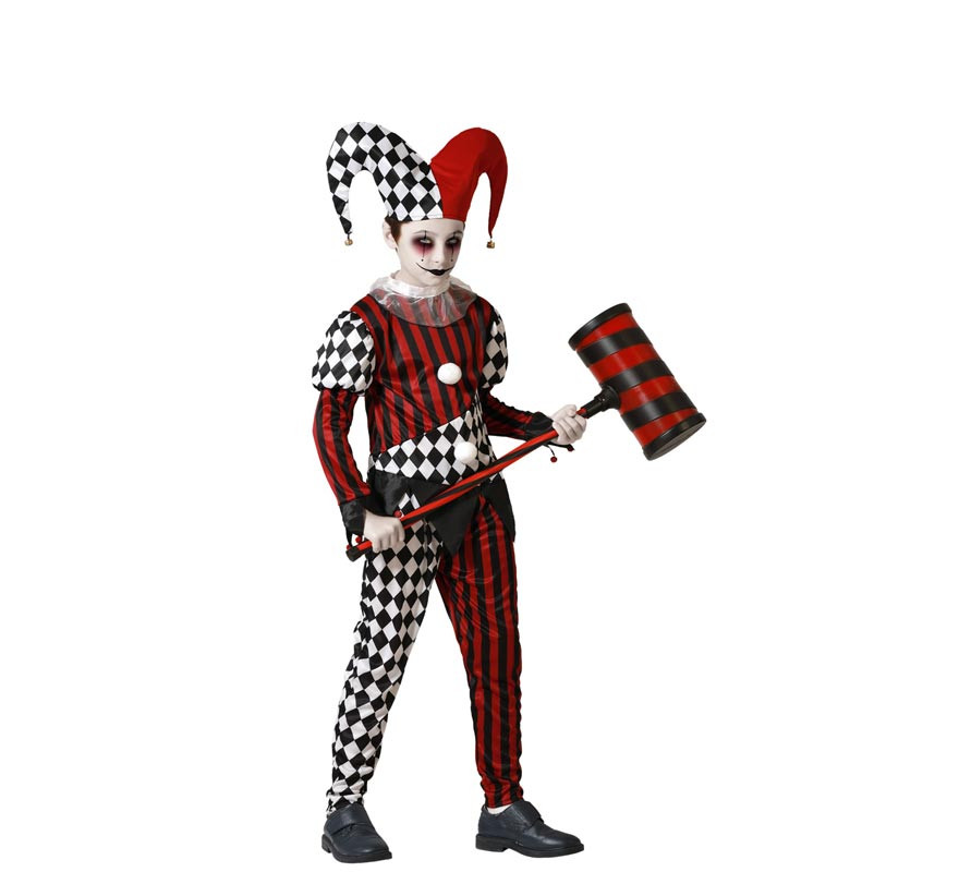 Sinister Harlequin costume for children