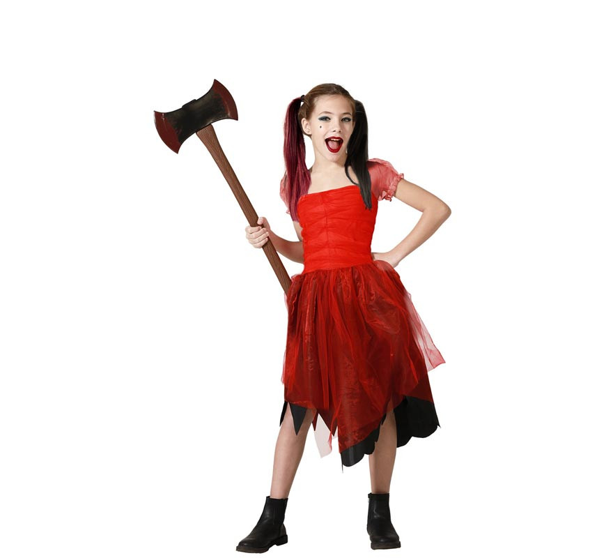 Dangerous Harlequina costume for girls