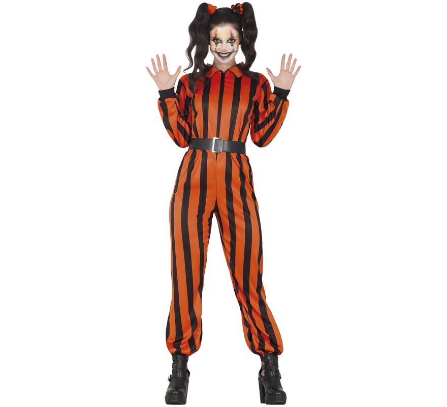 Women's Prisoner Harlequin Costume