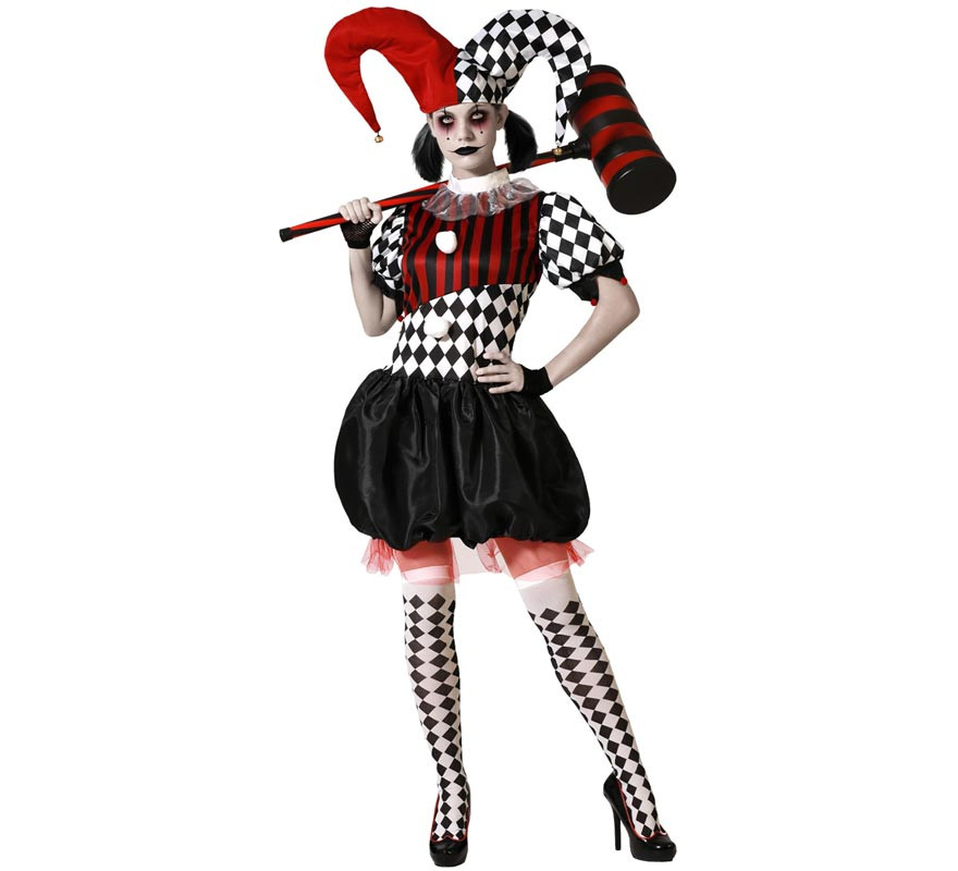 Sinister Harlequina costume for women