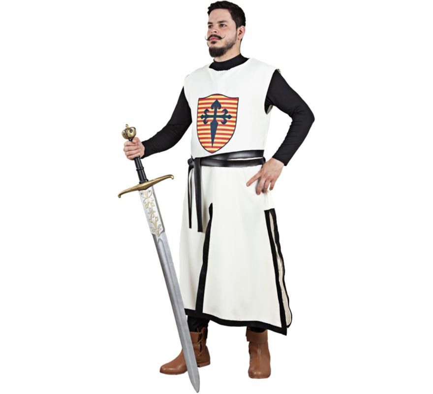 White Medieval Armorer Costume for Men