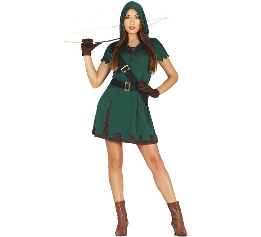 diseñador Logro Clip mariposa Disfraz de Robin Hood para mujer