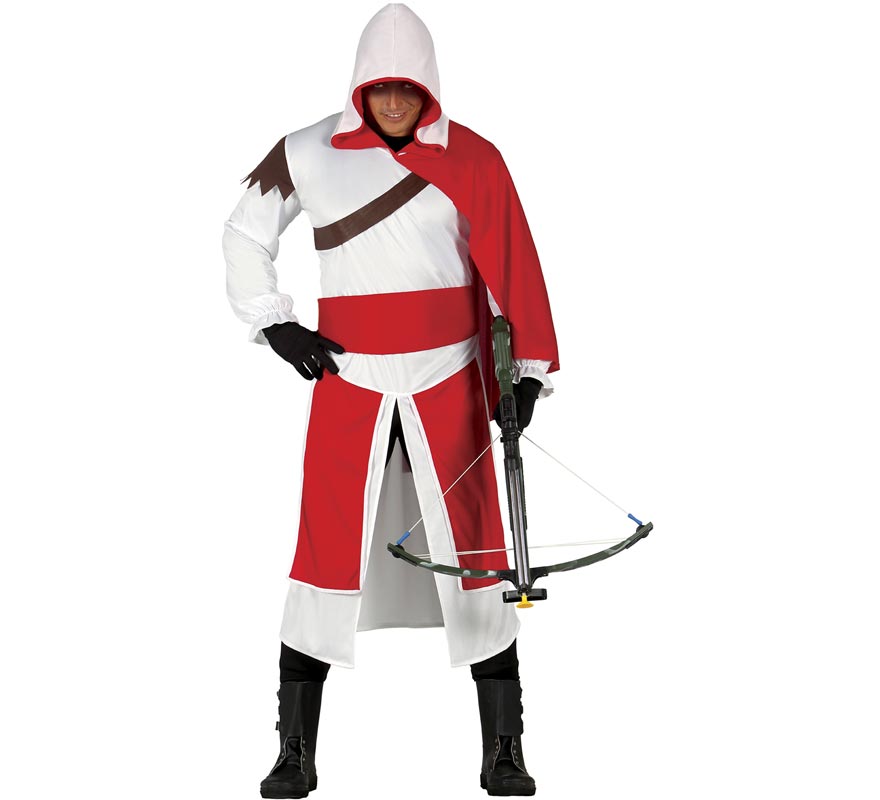 White Assassin costume for men