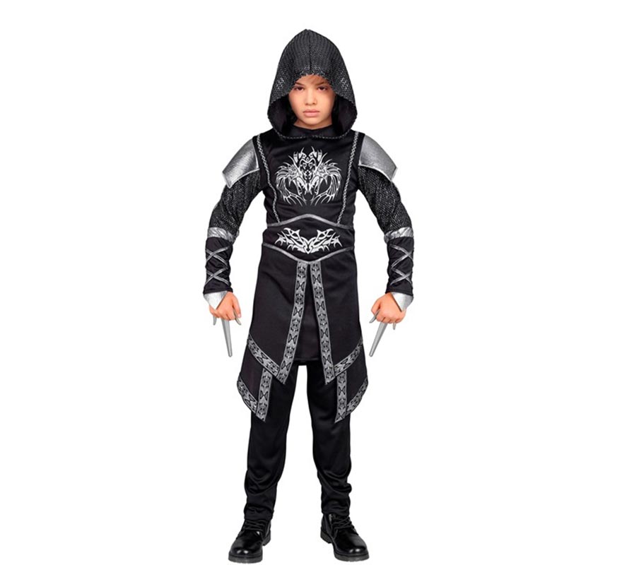 Dark Assassin Costume for Boys